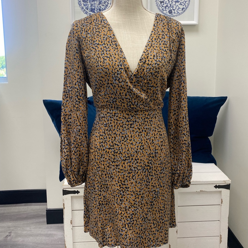 💛 Greylin, Gold Leopard Dress💛 BRAND NEW, WITH TAGS